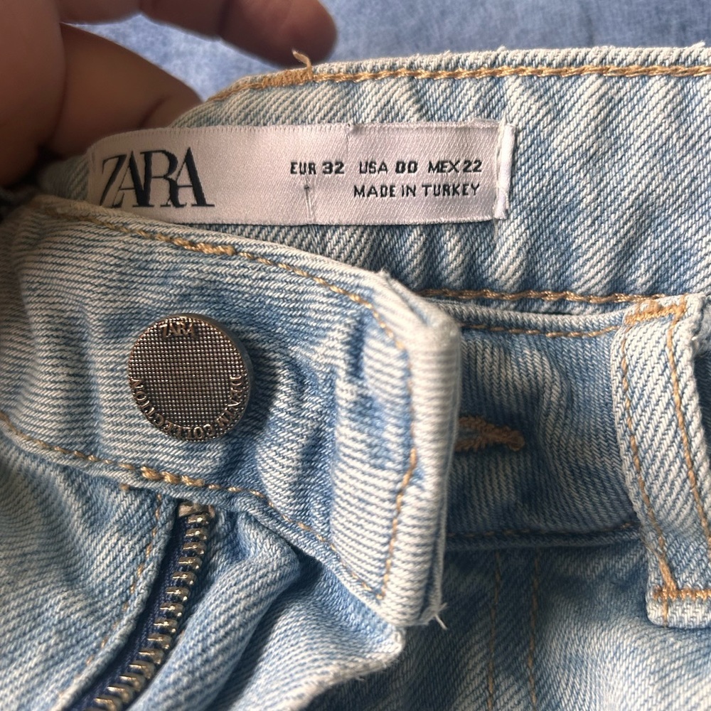 Zara distressed denim collection jeans - Picture 14 of 15